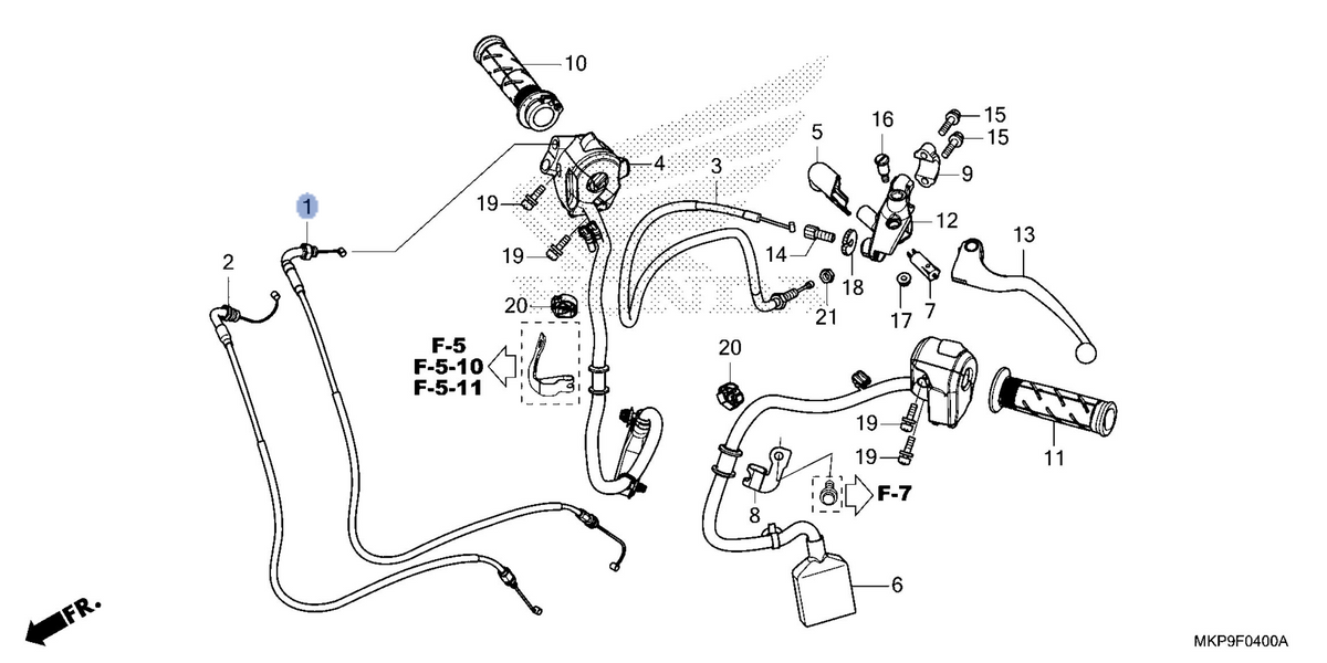 Honda OEM part 17910-MKP-DP1