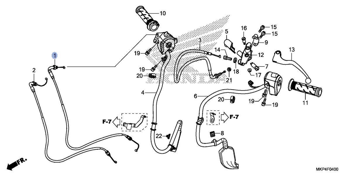 Honda OEM part 17910-MKP-DQ1
