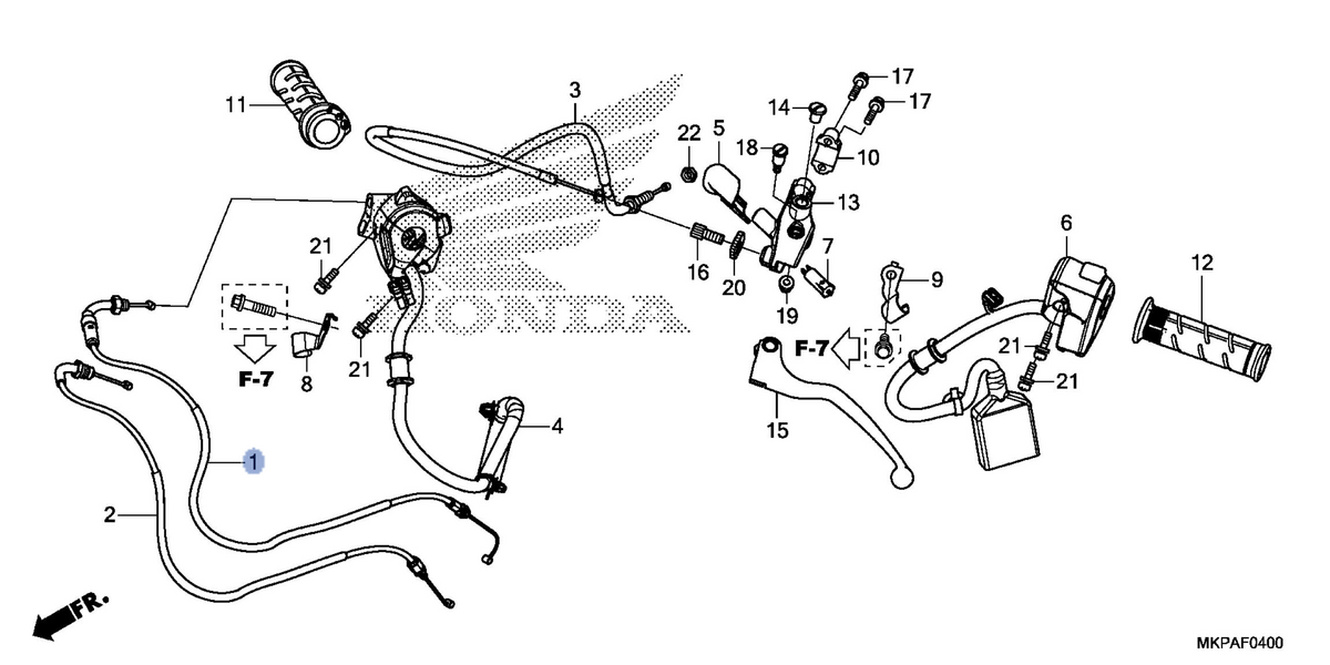 Honda OEM part 17910-MKP-J01