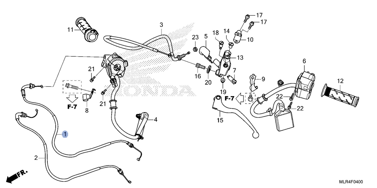 Honda OEM part 17910-MLR-D01