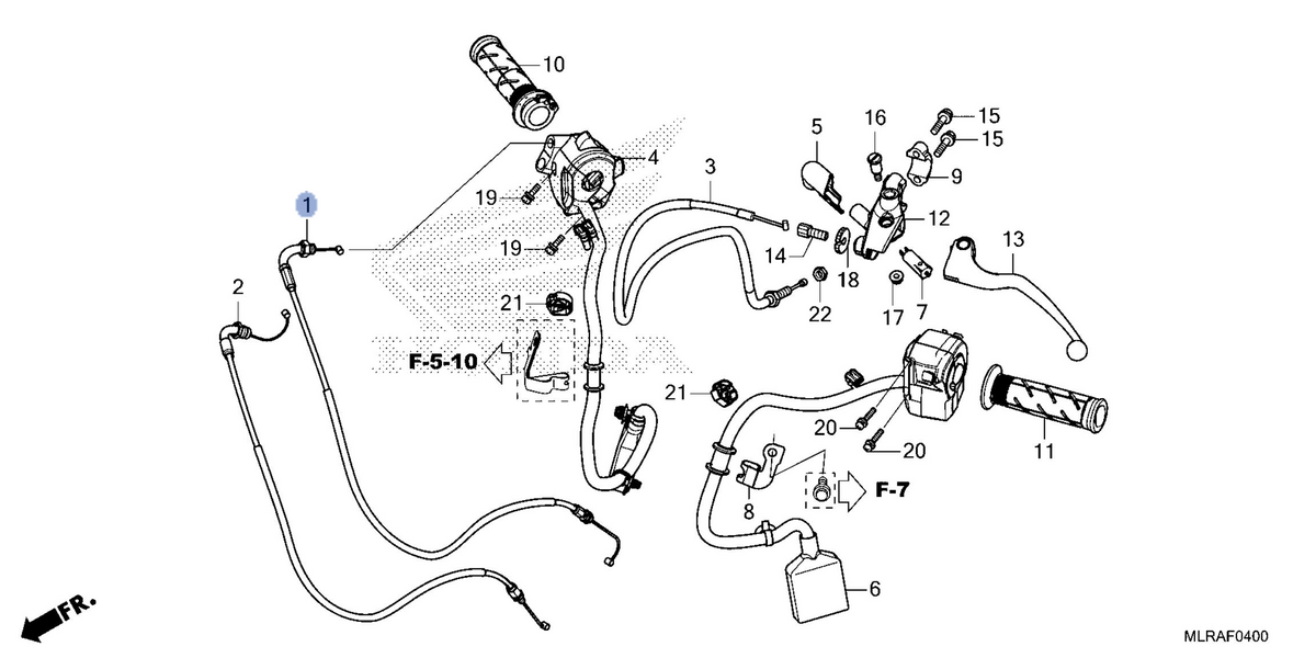 Honda OEM part 17910-MLR-D41