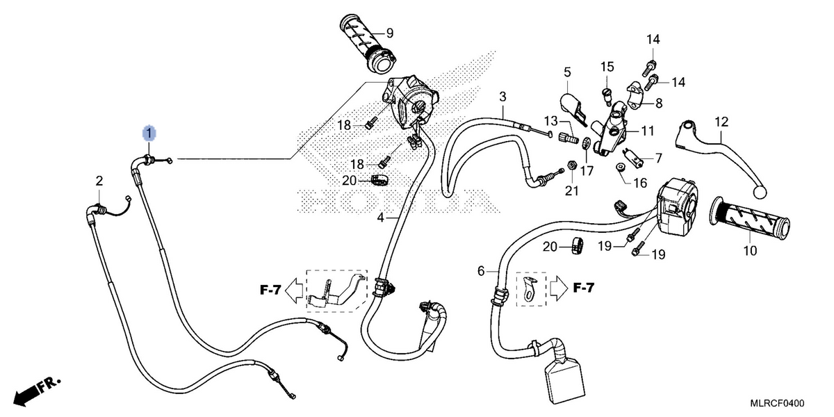 Honda OEM part 17910-MLR-D81
