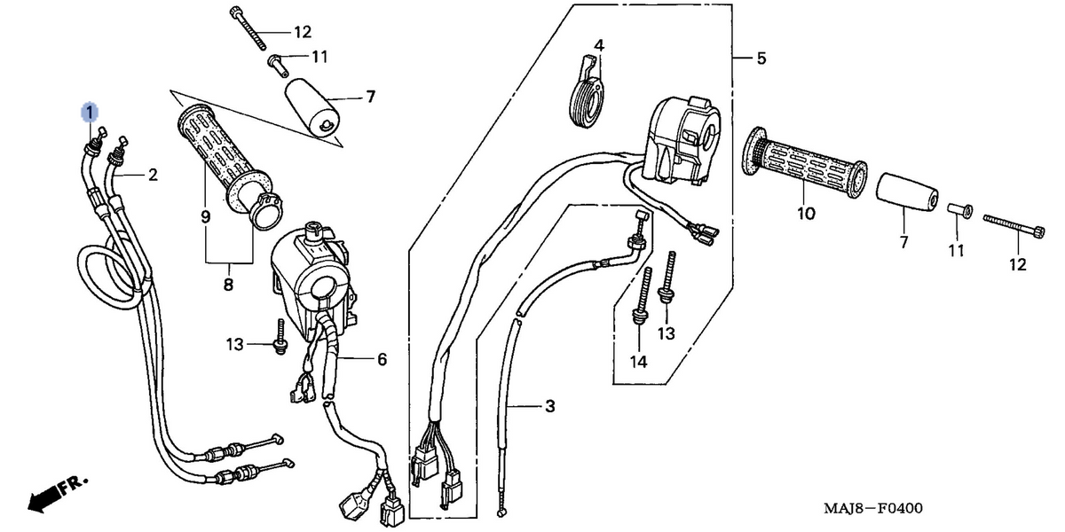 Honda OEM part 17910-MZ9-900