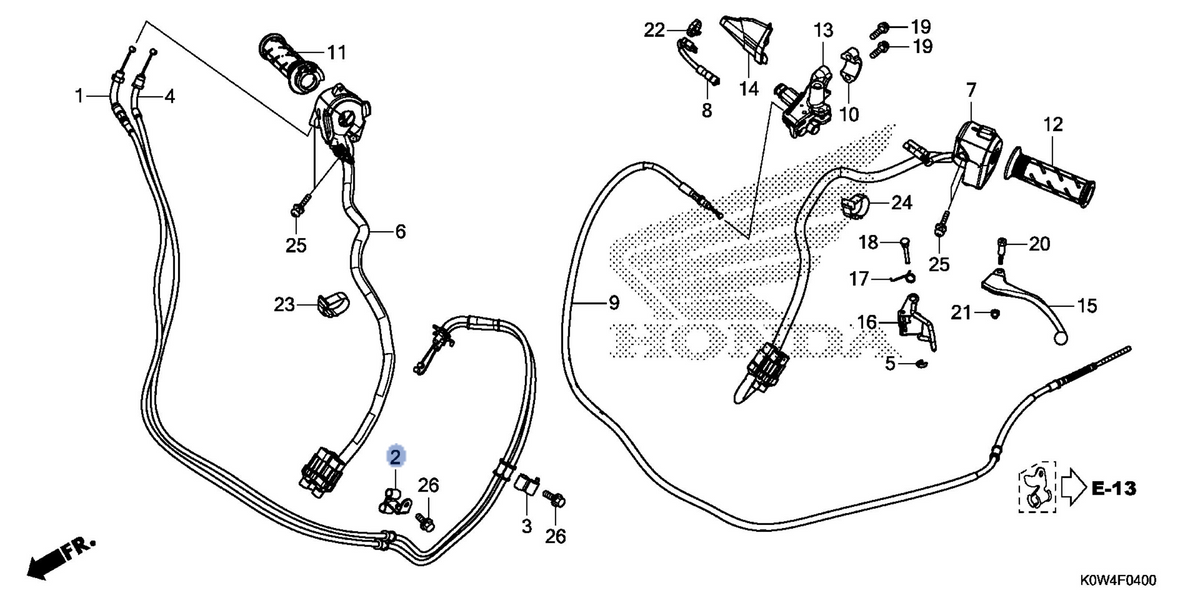 Honda OEM part 17912-K97-T00