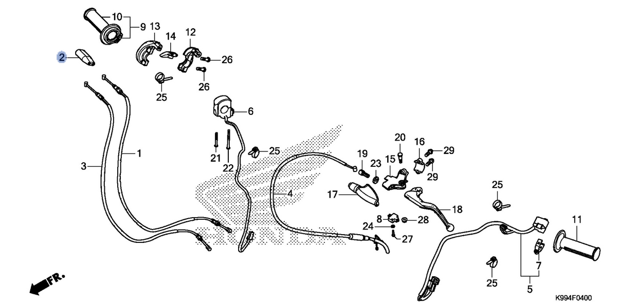 Honda OEM part 17913-K99-A00