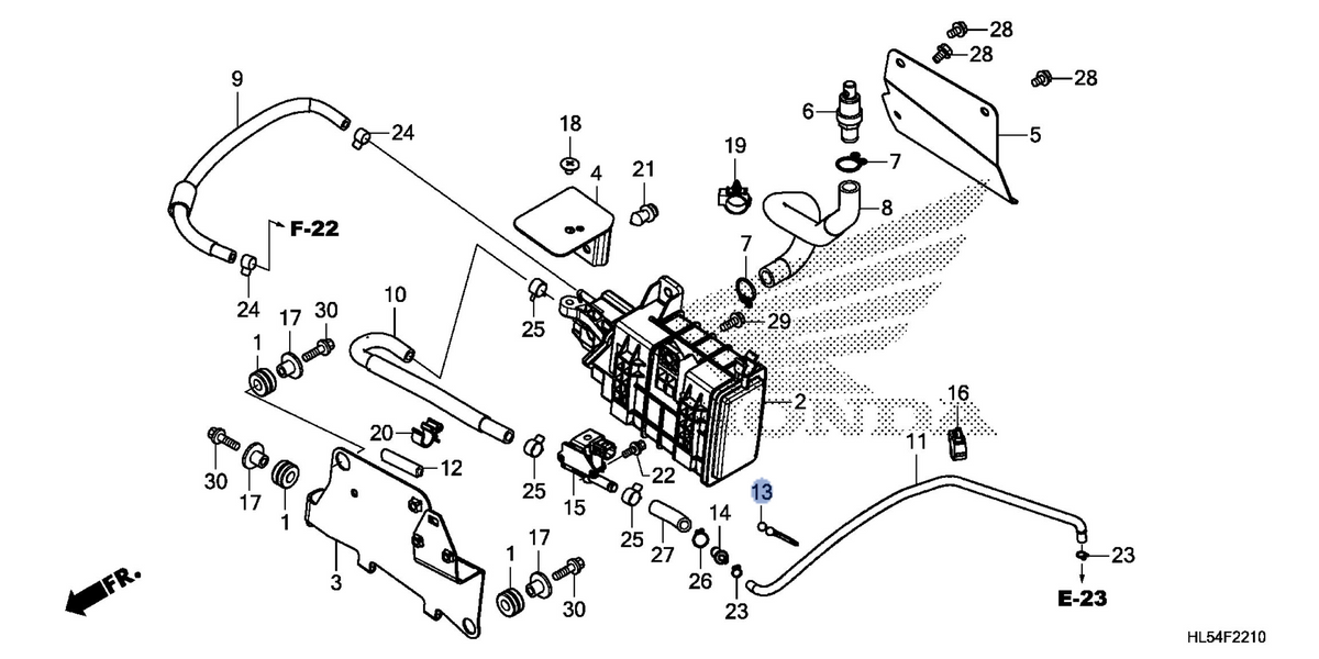 Honda OEM part 17916-MAK-E20