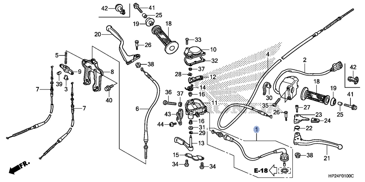 Honda OEM part 17920-HP2-305