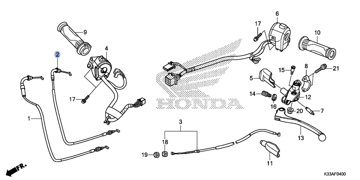 Honda OEM part 17920-K33-700