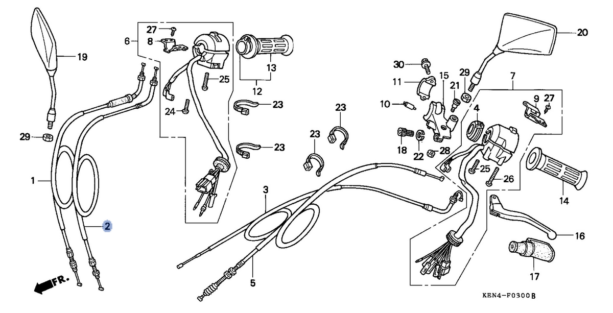Honda OEM part 17920-KEN-670
