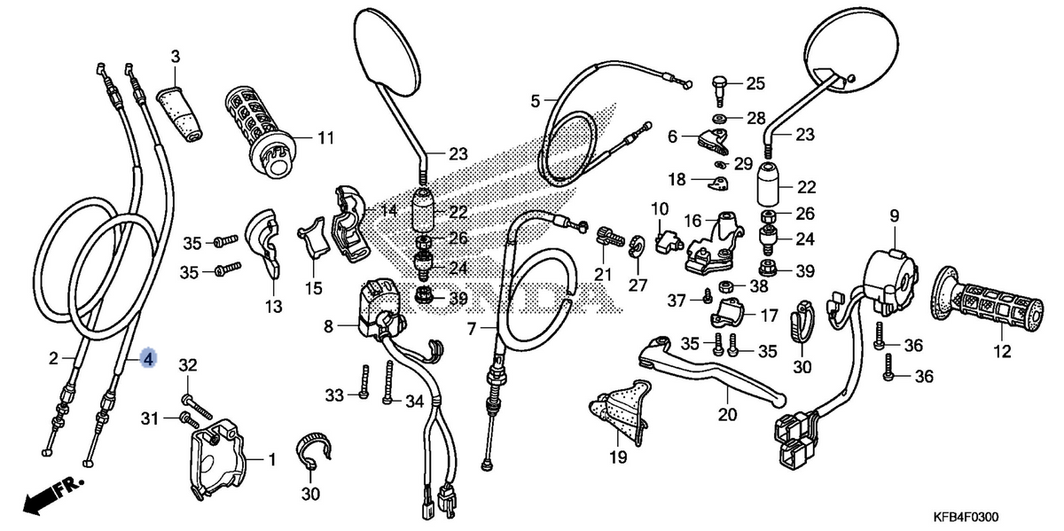 Honda OEM part 17920-KFB-840