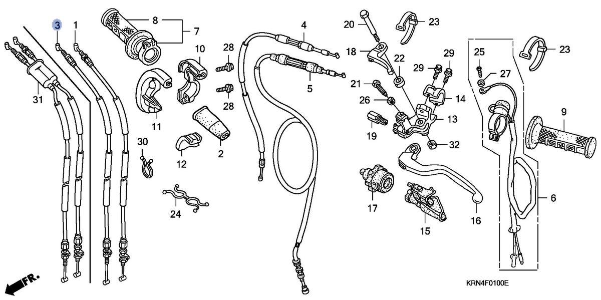 Honda OEM part 17920-KRN-000