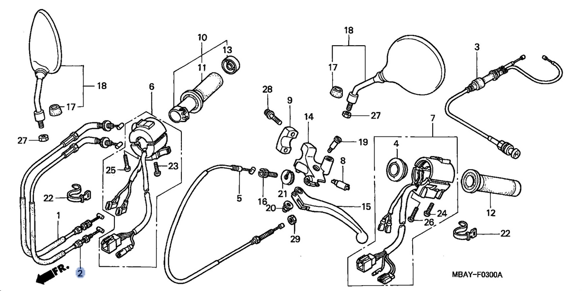 Honda OEM part 17920-MBA-000