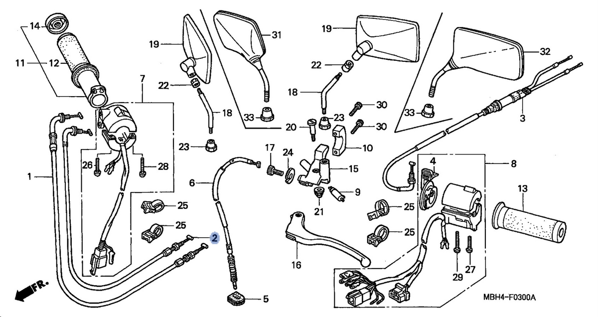 Honda OEM part 17920-MBH-000