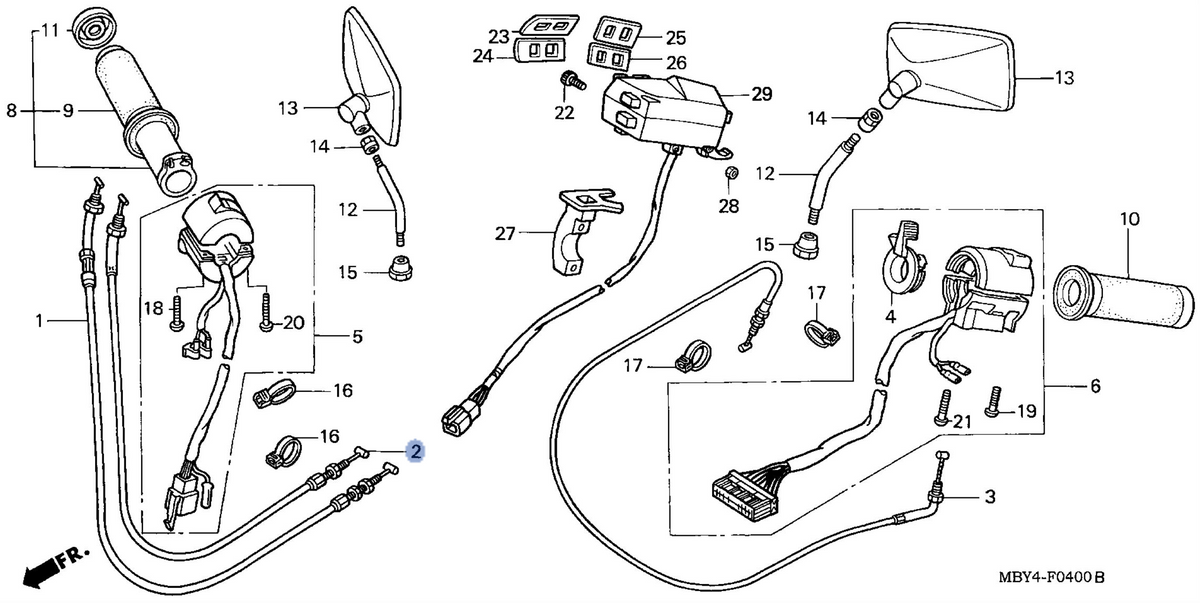 Honda OEM part 17920-MBY-000