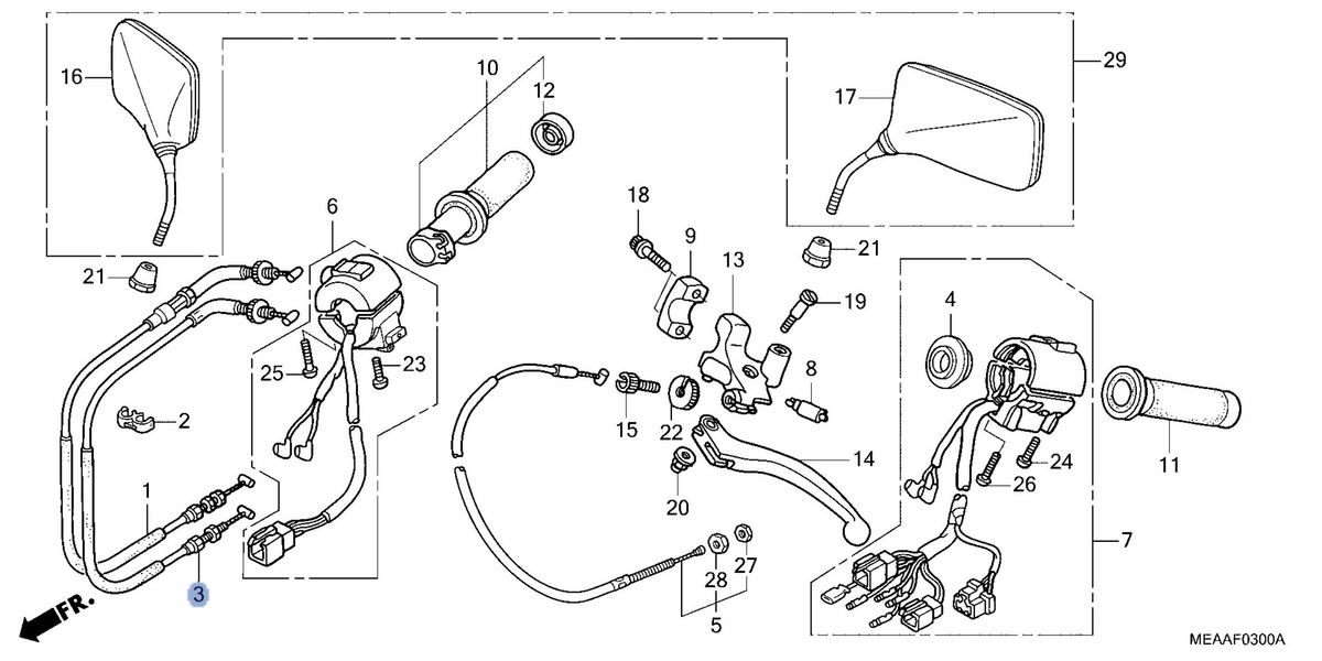 Honda OEM part 17920-MEA-A50