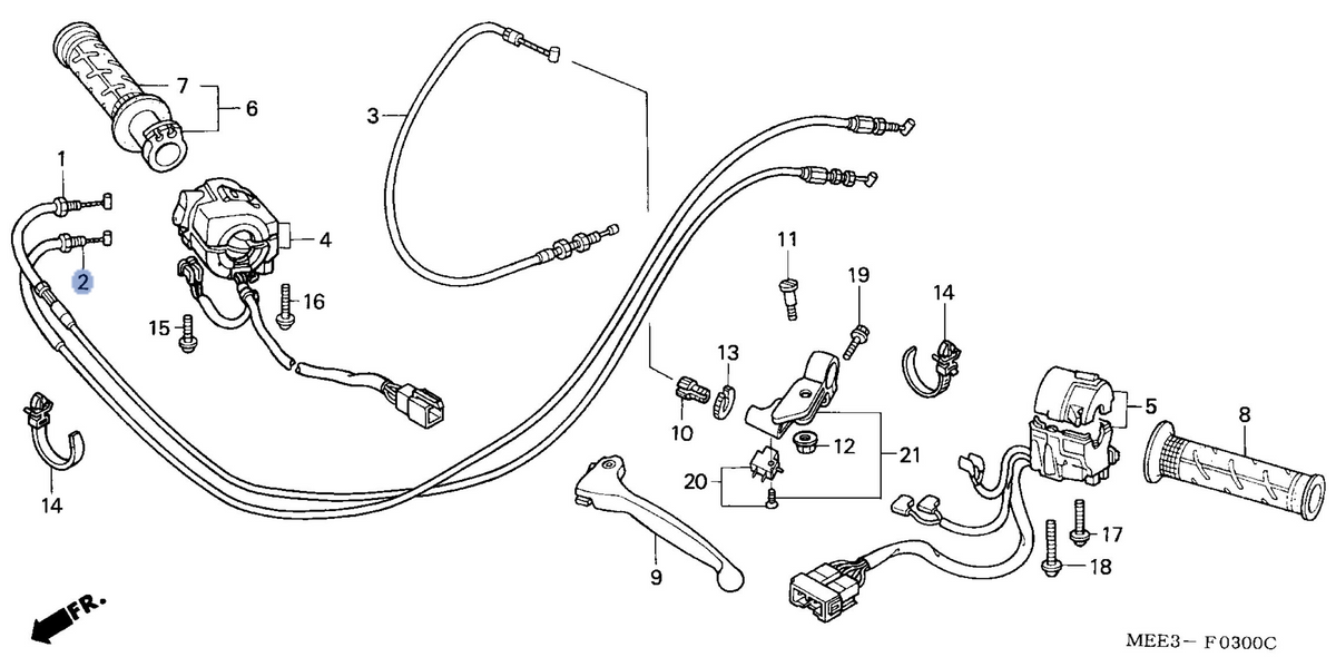 Honda OEM part 17920-MEE-D00