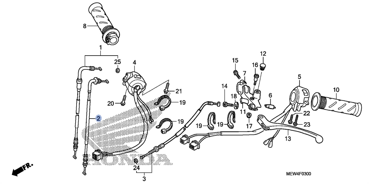 Honda OEM part 17920-MEW-921