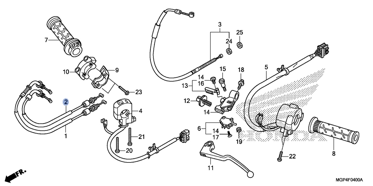 Honda OEM part 17920-MFL-000