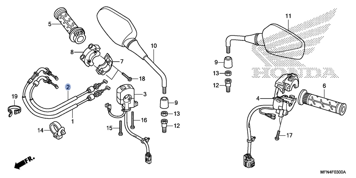 Honda OEM part 17920-MFN-B02