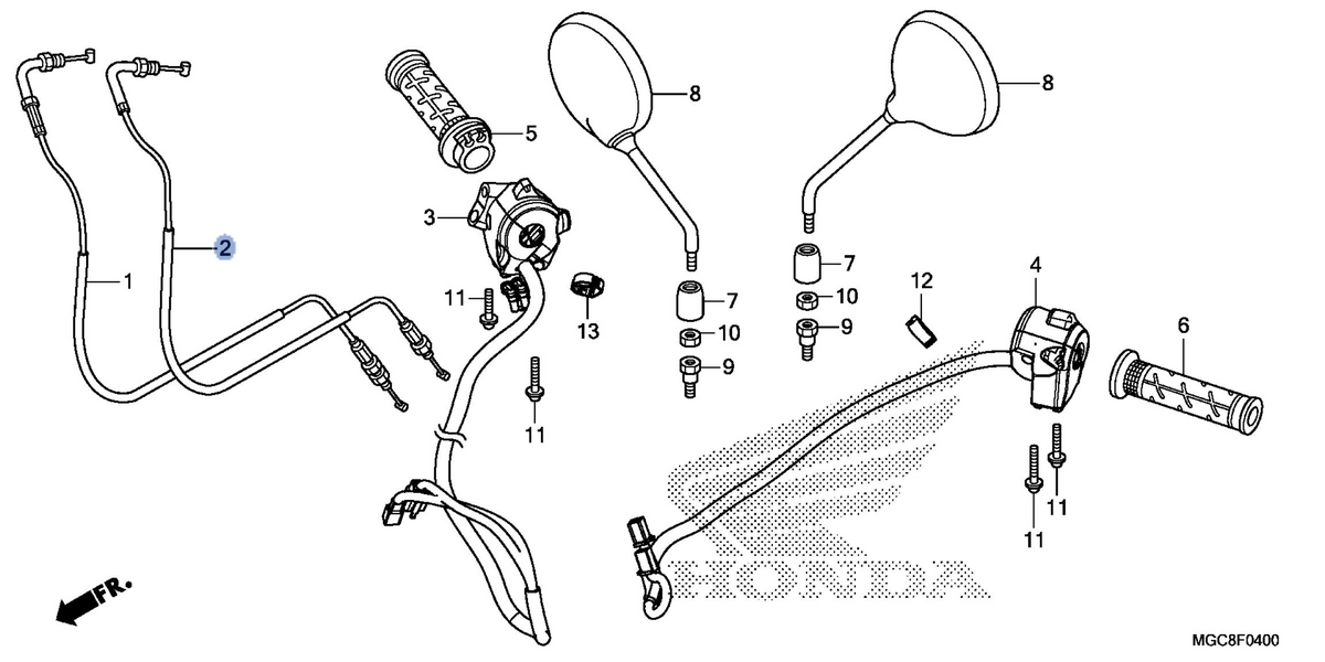 Honda OEM part 17920-MGC-JD1