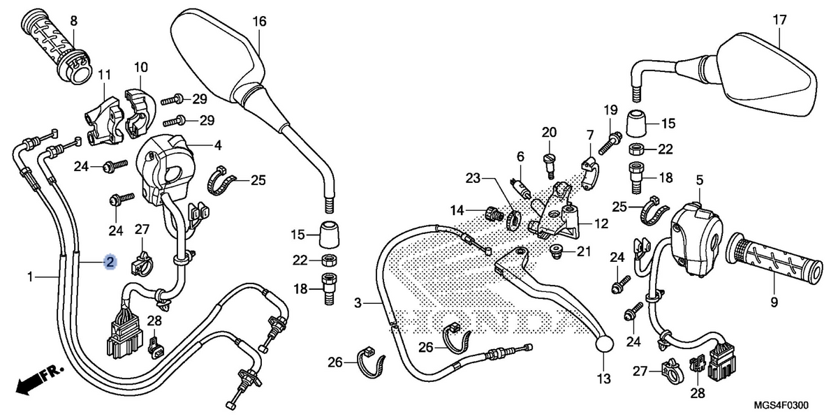 Honda OEM part 17920-MGS-D31
