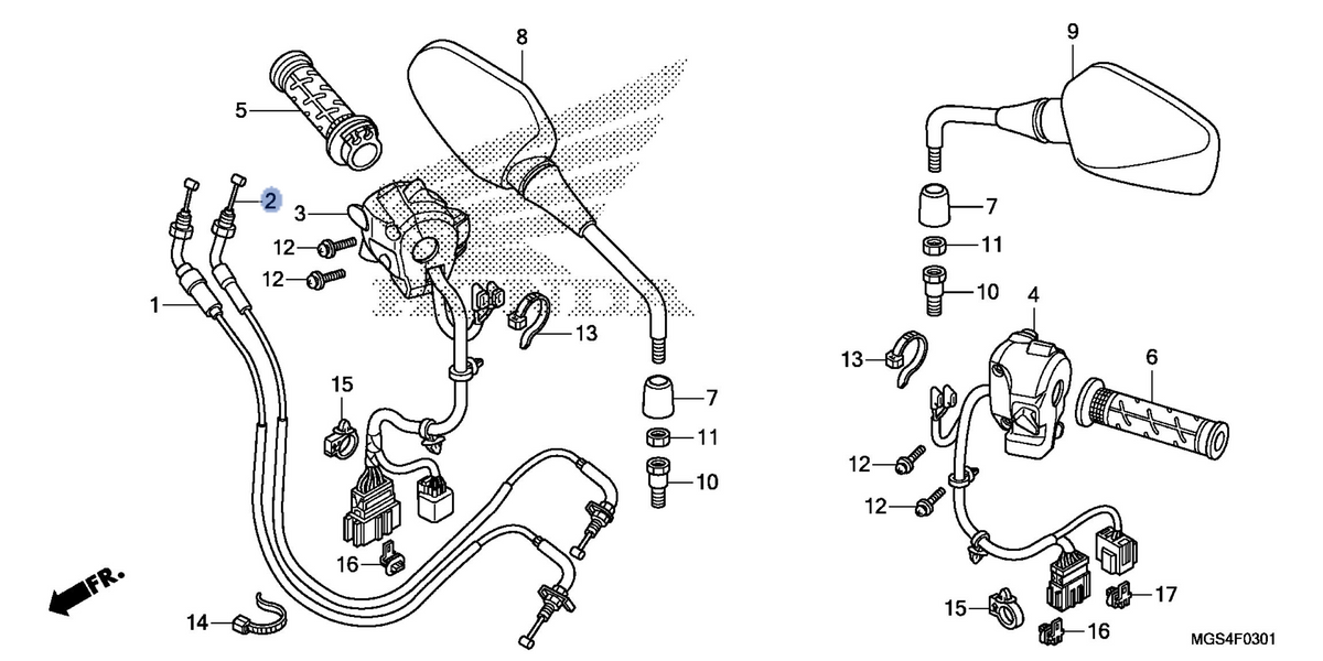 Honda OEM part 17920-MGS-D51
