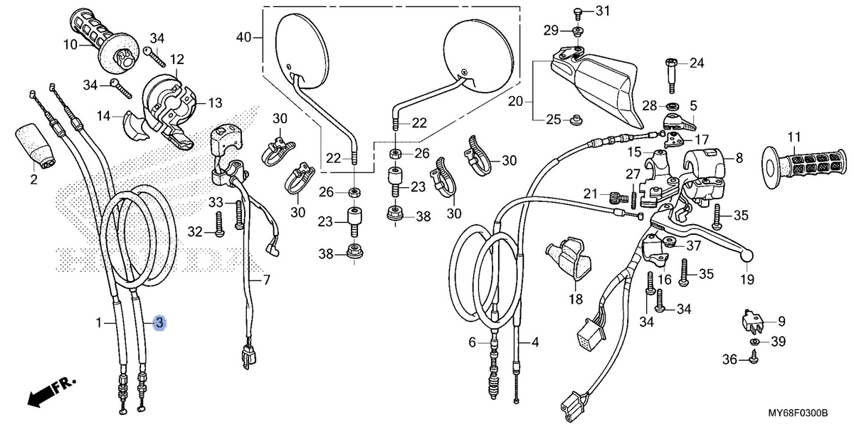 Honda OEM part 17920-MGW-A11