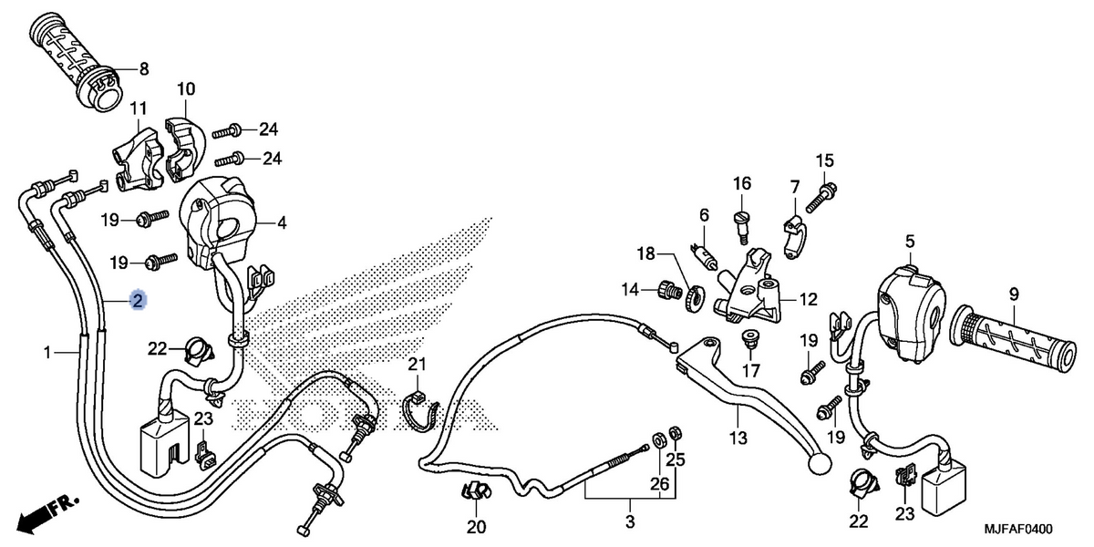 Honda OEM part 17920-MJF-A01