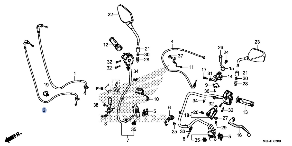 Honda OEM part 17920-MJP-G51