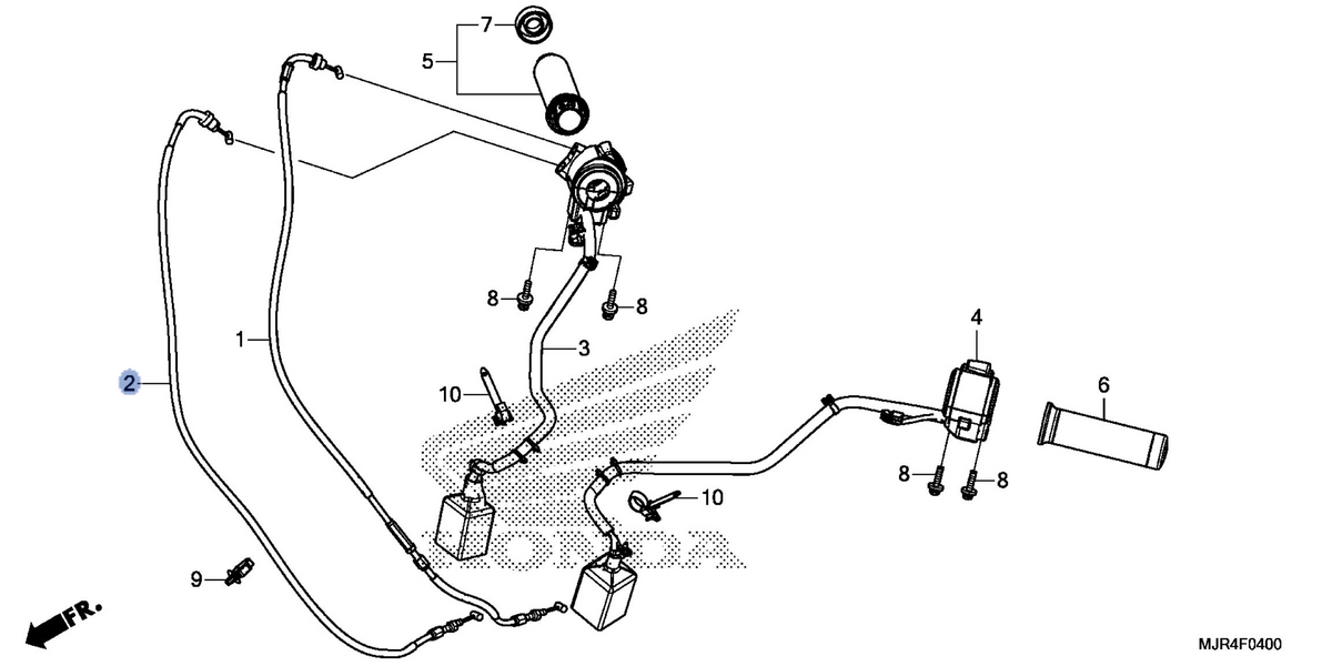 Honda OEM part 17920-MJR-671