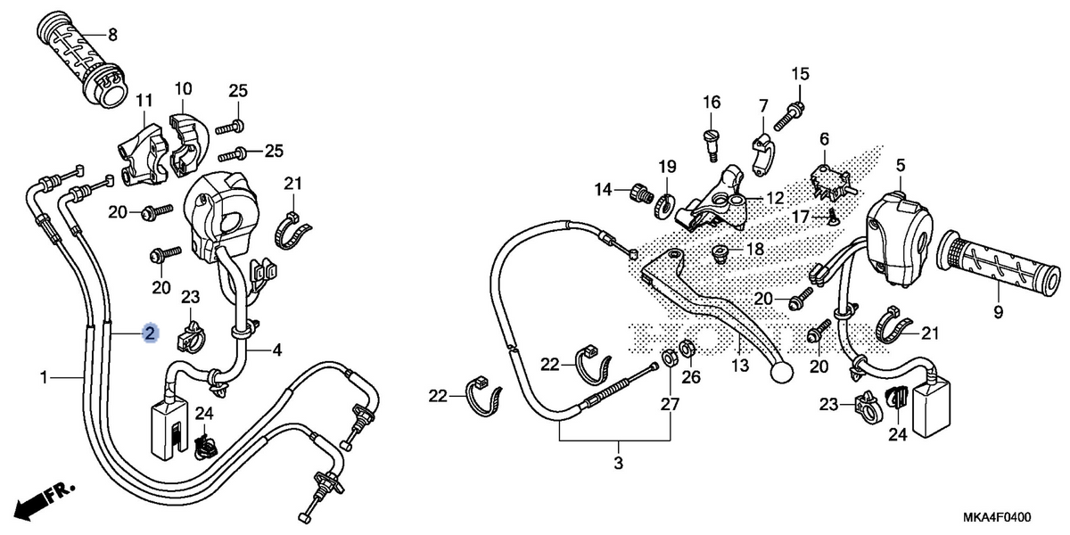 Honda OEM part 17920-MKA-D81