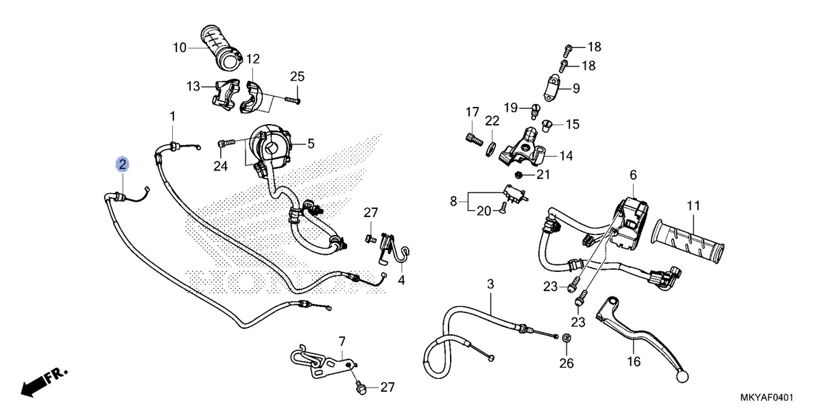 Honda OEM part 17920-MKY-E01