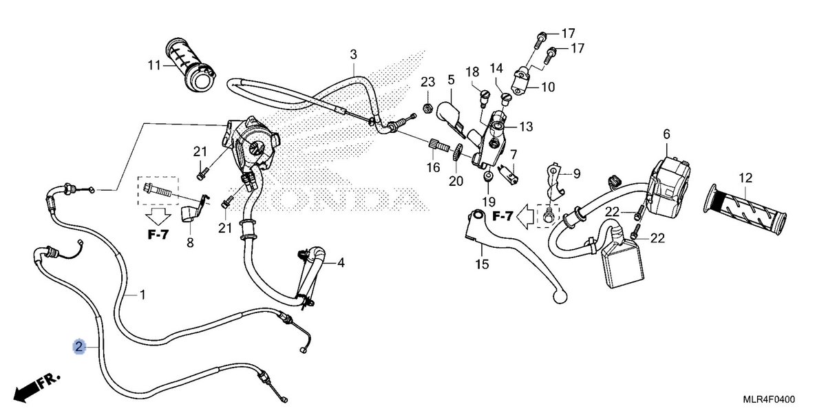 Honda OEM part 17920-MLR-D01