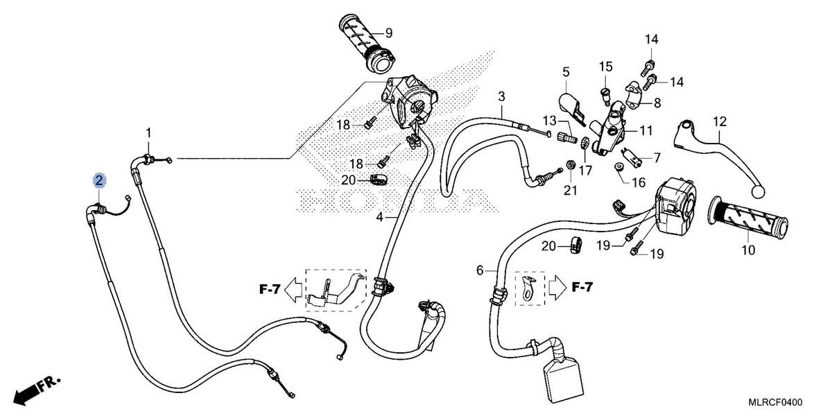 Honda OEM part 17920-MLR-D81