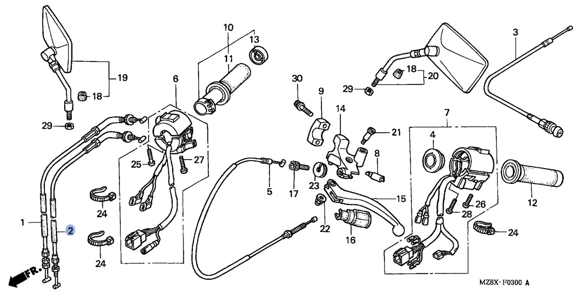 Honda OEM part 17920-MZ8-G20