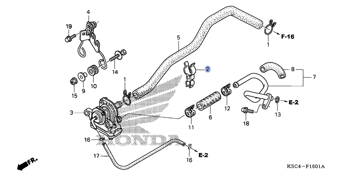 Honda OEM part 17926-SK7-A00