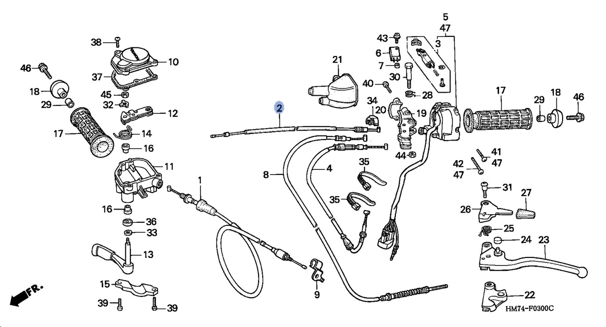 Honda OEM part 17950-HM7-720