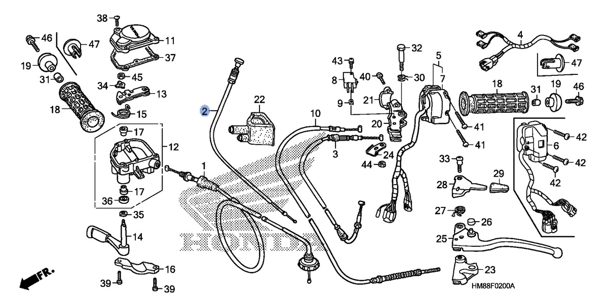 Honda OEM part 17950-HM8-B20