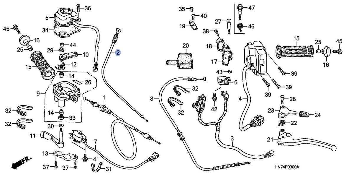 Honda OEM part 17950-HN7-010