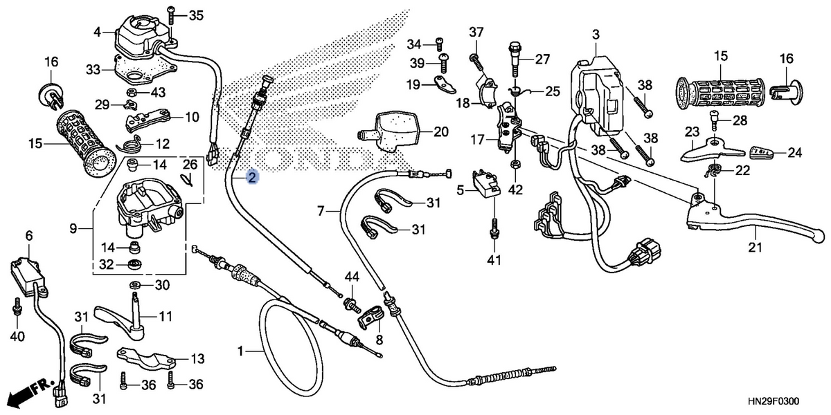 Honda OEM part 17950-HP0-A00