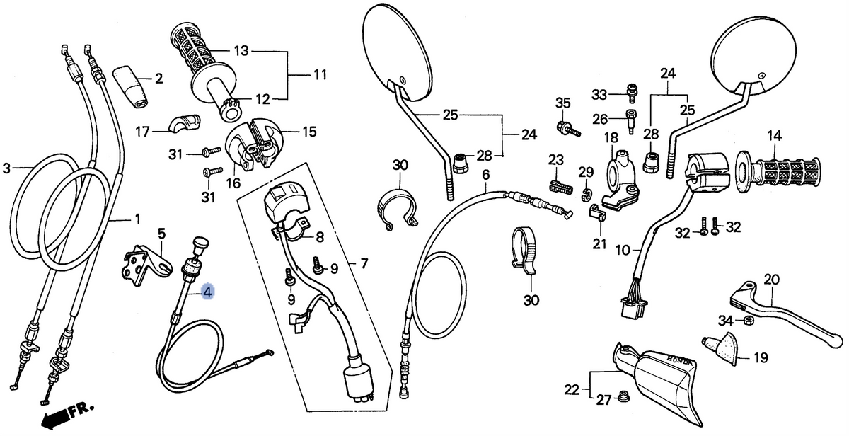 Honda OEM part 17950-KV6-020