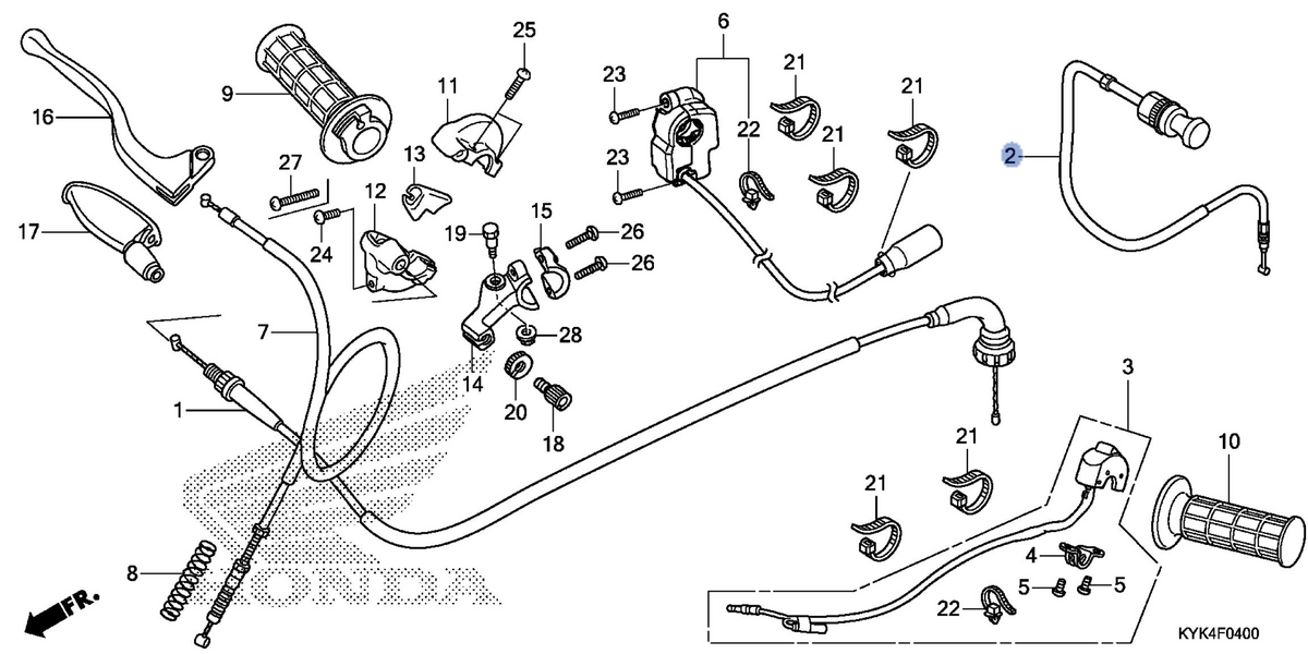 Honda OEM part 17950-KYK-911