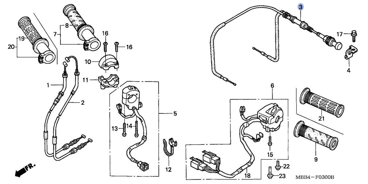 Honda OEM part 17950-MBB-000