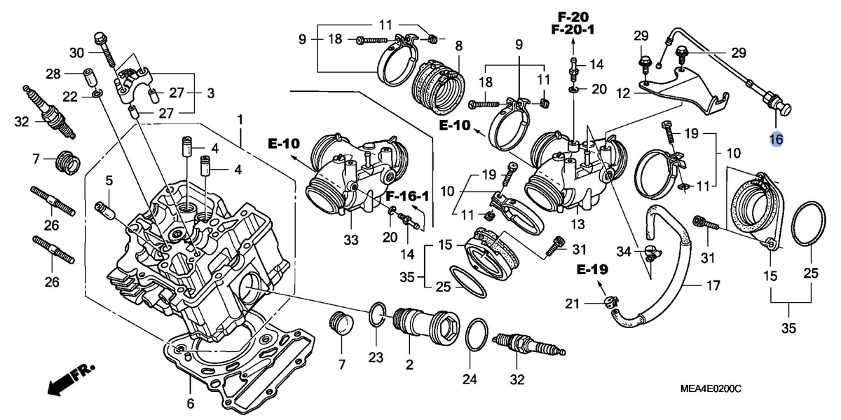 Honda OEM part 17950-MEA-670