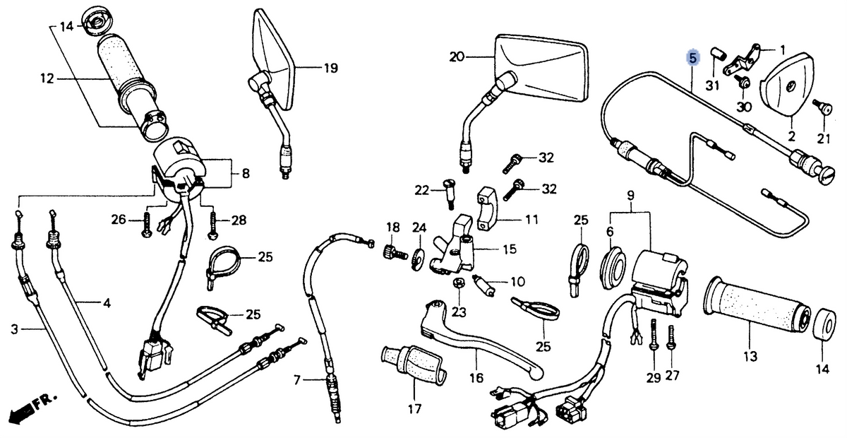 Honda OEM part 17950-MR1-000