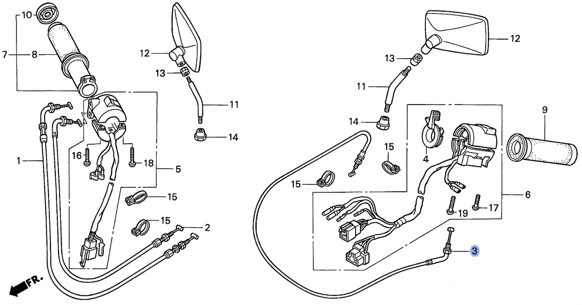 Honda OEM part 17950-MZ0-000