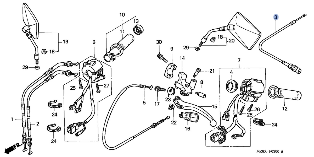 Honda OEM part 17950-MZ8-G20