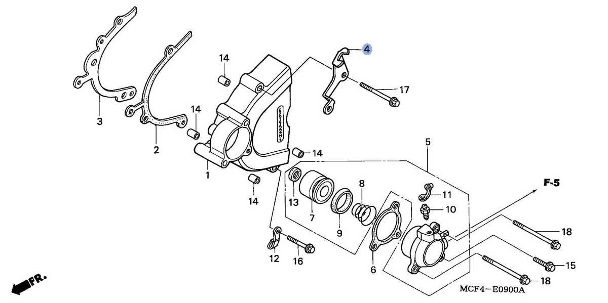 Honda OEM part 17951-MCF-000