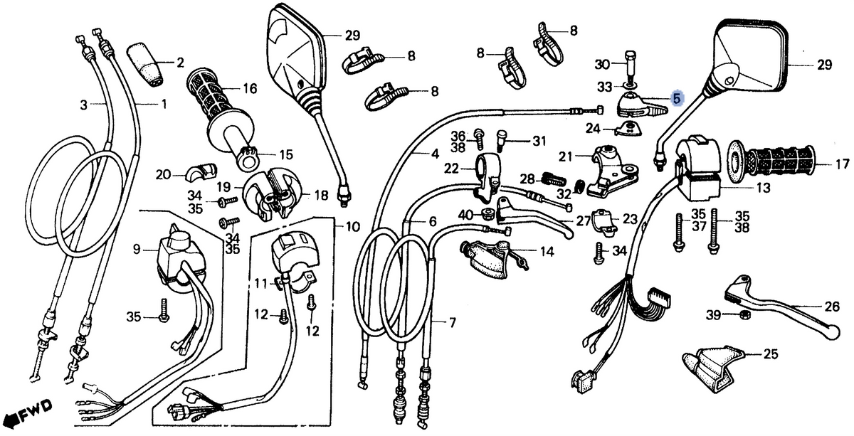 Honda OEM part 17961-MG2-010