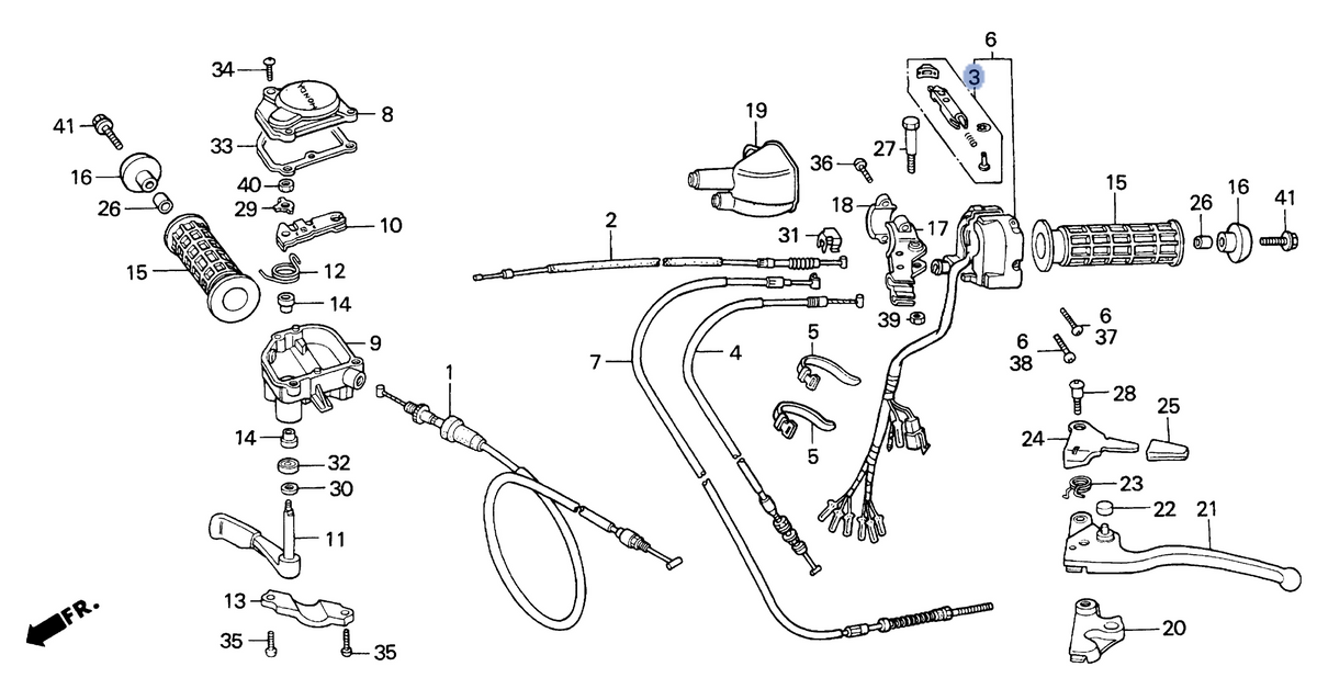 Honda OEM part 17962-HM7-A00